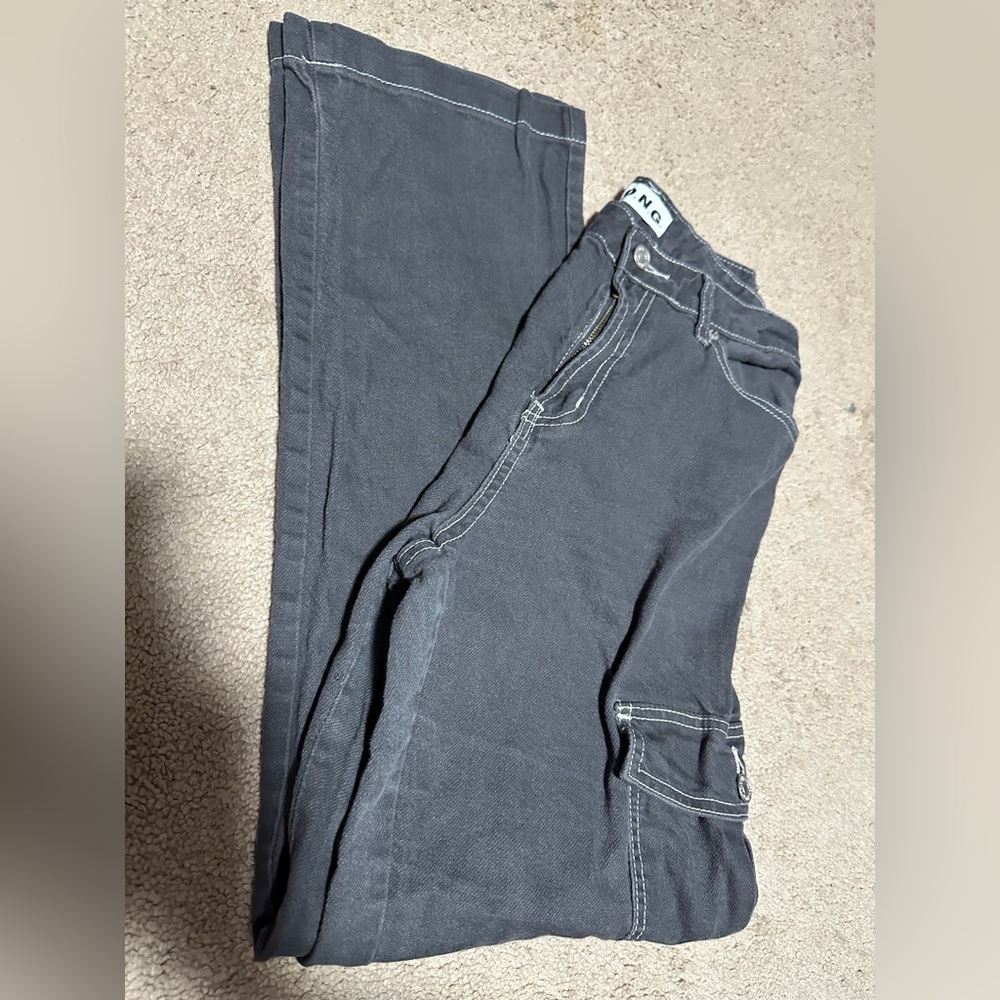 Gray Cargo Pants